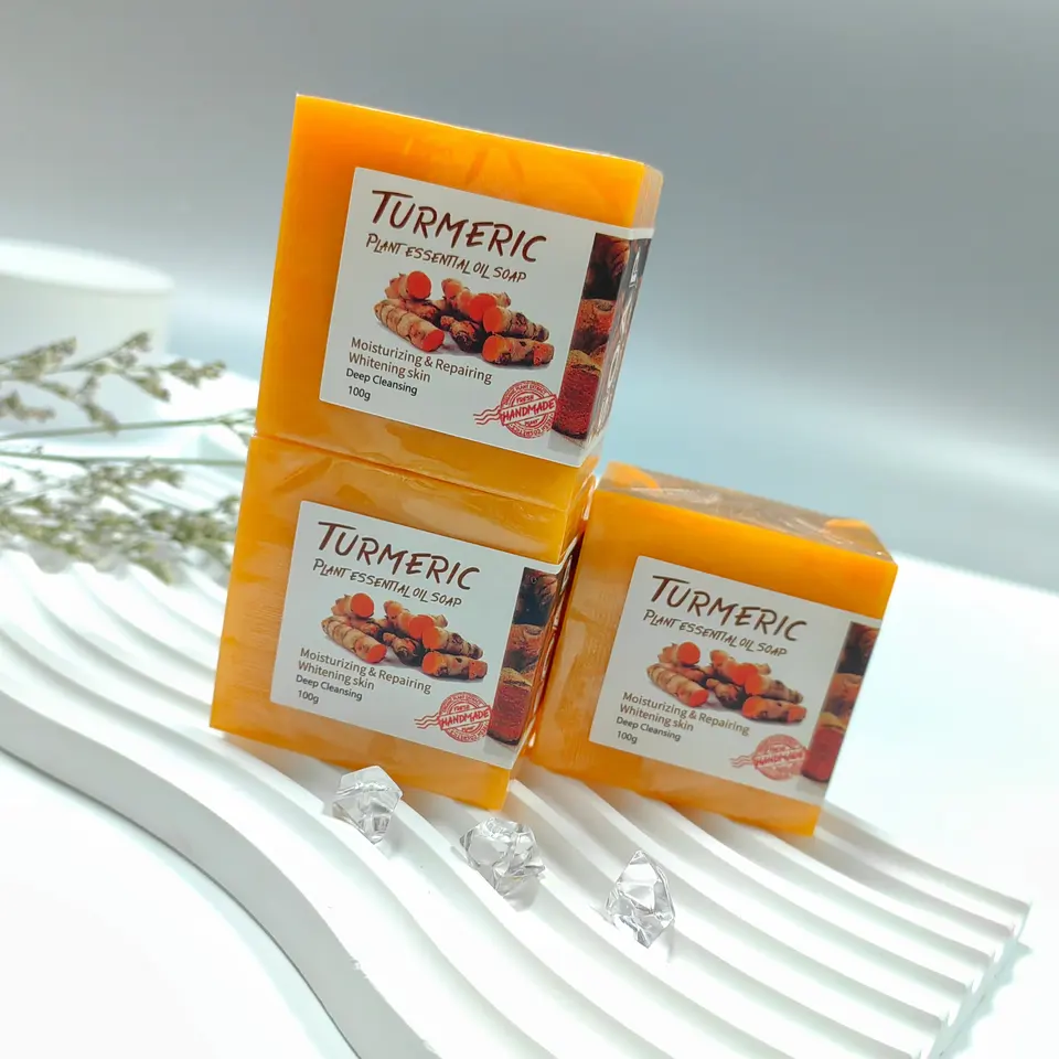 Мыло с куркумой по индивидуальному заказу