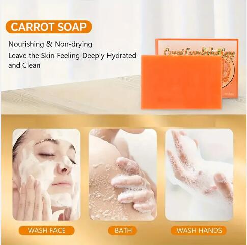 Индивидуальное морковное мыло для лица