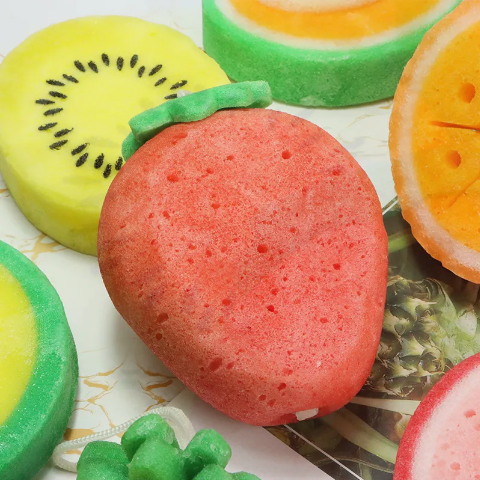 Фруктовое губчатое мыло под частной торговой маркой оптом