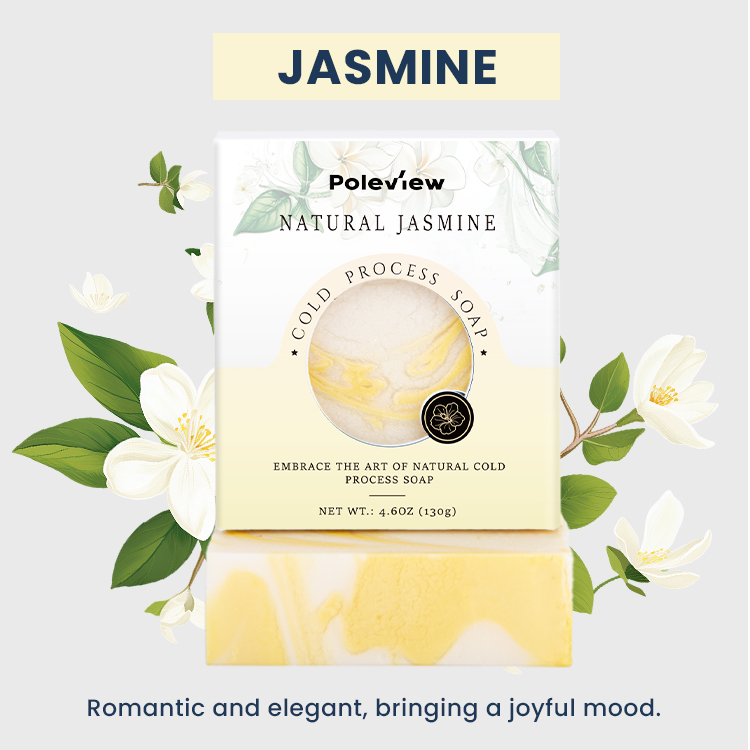 Poleview хорошее качество 100% веганское органическое мыло ручной работы с маслом ши, увлажняющее мыло холодного процесса