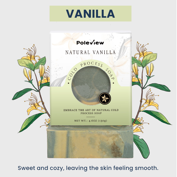 Poleview хорошее качество 100% веганское органическое мыло ручной работы с маслом ши, увлажняющее мыло холодного процесса