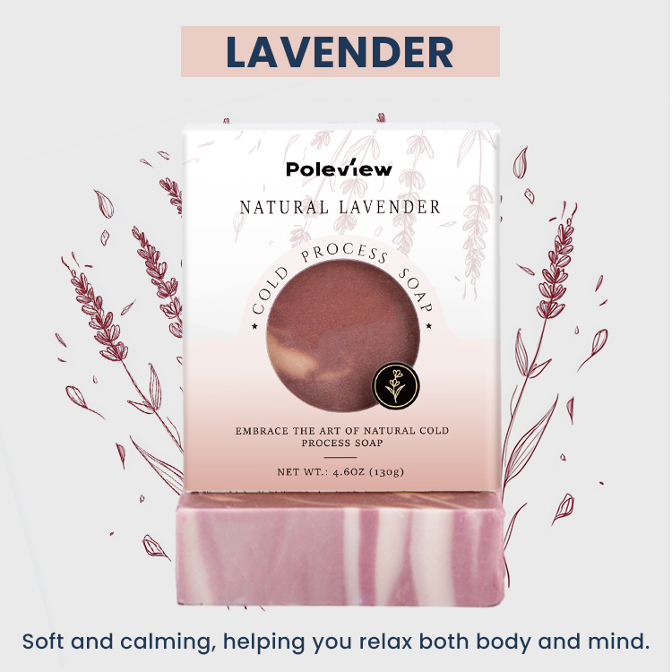 Poleview хорошее качество 100% веганское органическое мыло ручной работы с маслом ши, увлажняющее мыло холодного процесса
