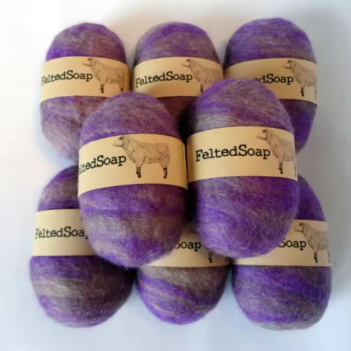 Индивидуальное мыло с войлочной оберткой