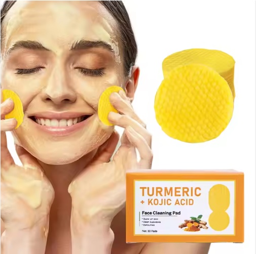 Подушечки с куркумой и койевой кислотой под собственной торговой маркой